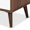 Baxton Studio Quinn White and Walnut Finished 2-Door Wood TV Stand 159-9861 - alternate 7